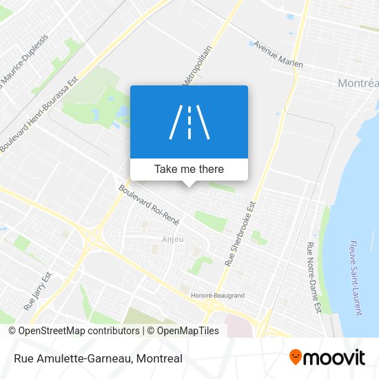 Rue Amulette-Garneau map