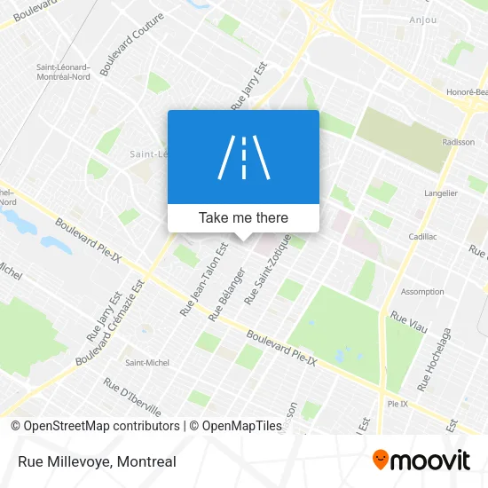 Rue Millevoye map