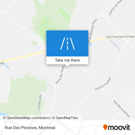 Rue Des Pivoines map