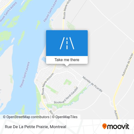 Rue De La Petite Prairie map