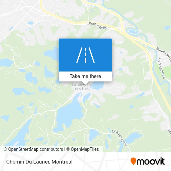 Chemin Du Laurier map
