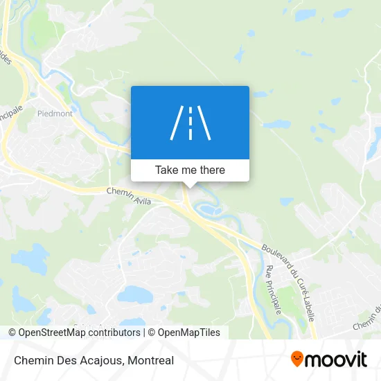 Chemin Des Acajous map