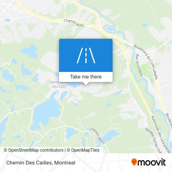 Chemin Des Cailles map