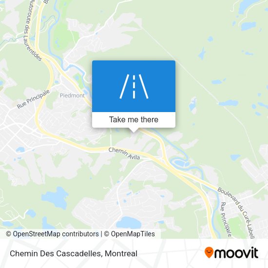 Chemin Des Cascadelles map