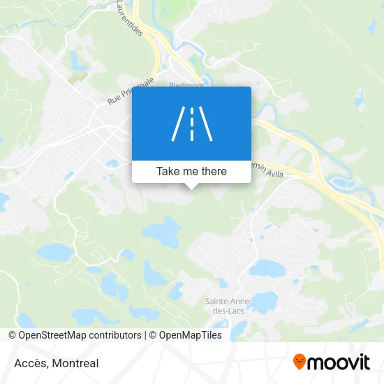 Accès map