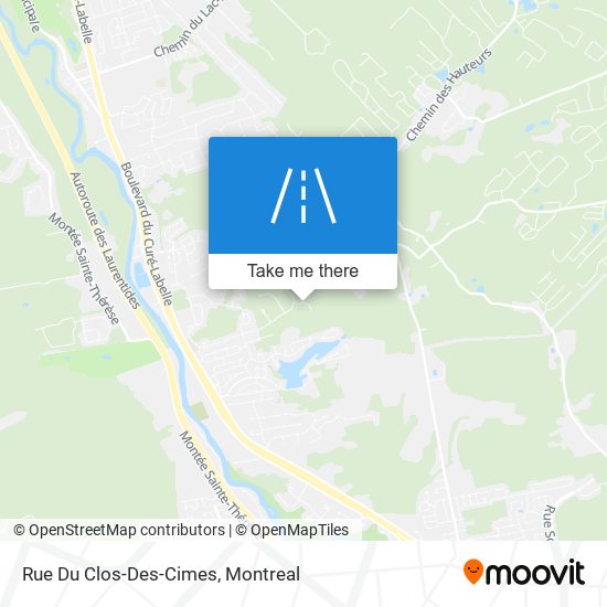 Rue Du Clos-Des-Cimes map