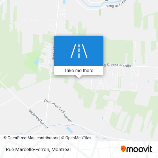 Rue Marcelle-Ferron map