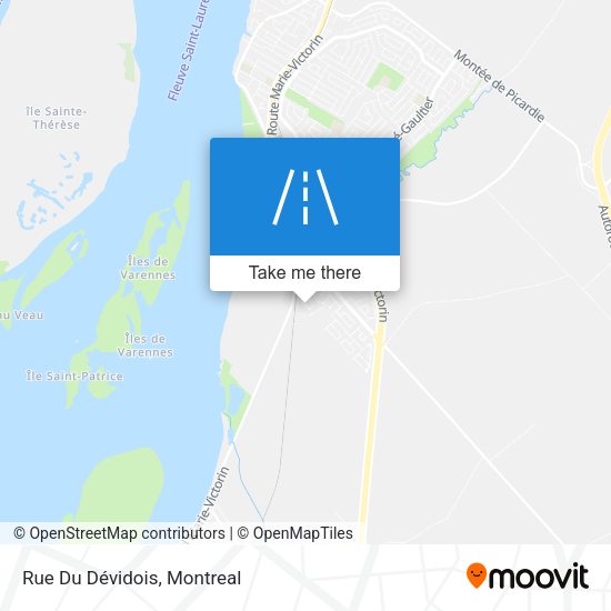 Rue Du Dévidois map