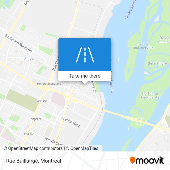 Rue Baillairgé map