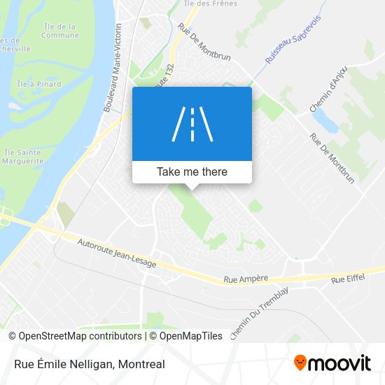 Rue Émile Nelligan map