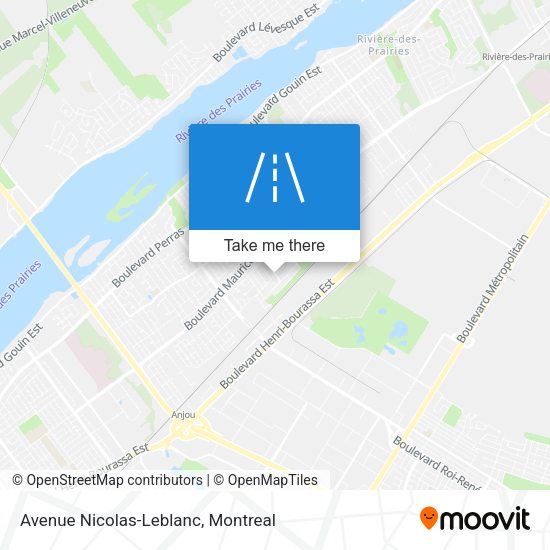 Avenue Nicolas-Leblanc map