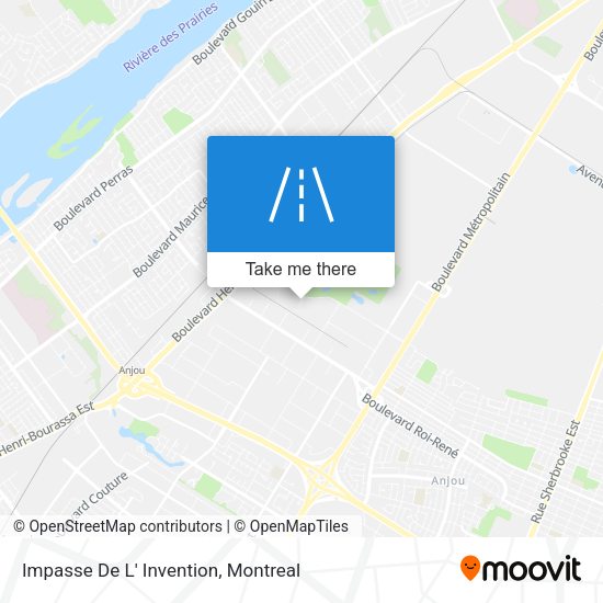 Impasse De L' Invention map