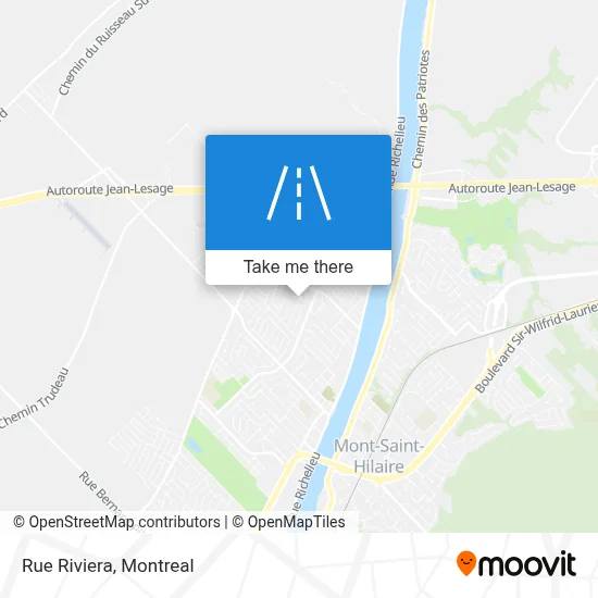 Rue Riviera map