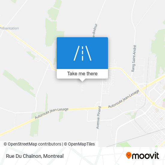 Rue Du Chaînon map