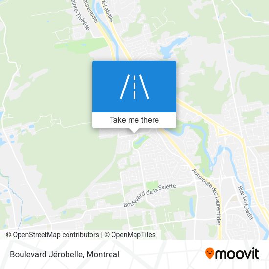 Boulevard Jérobelle map
