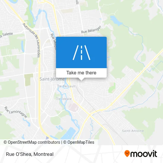 Rue O'Shea map