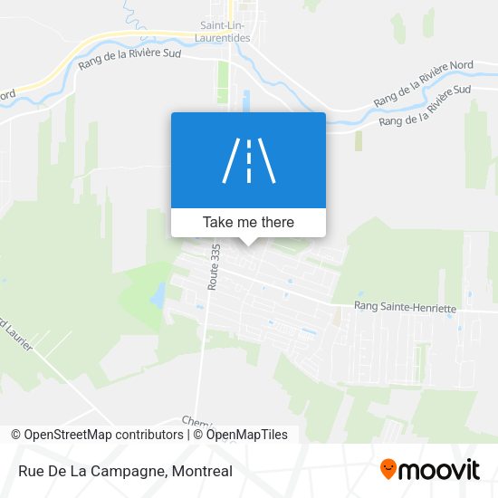 Rue De La Campagne map