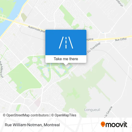 Rue William-Notman map