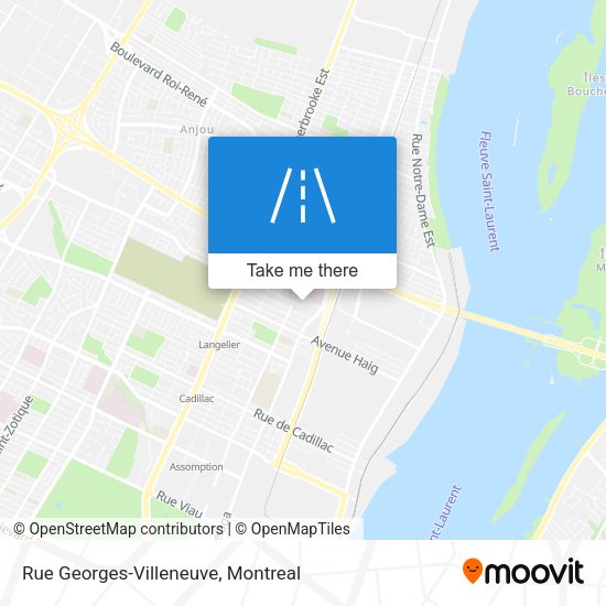 Rue Georges-Villeneuve map