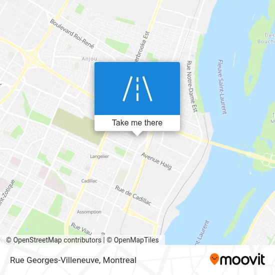 Rue Georges-Villeneuve map