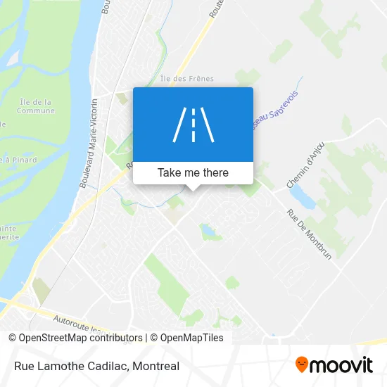 Rue Lamothe Cadilac map