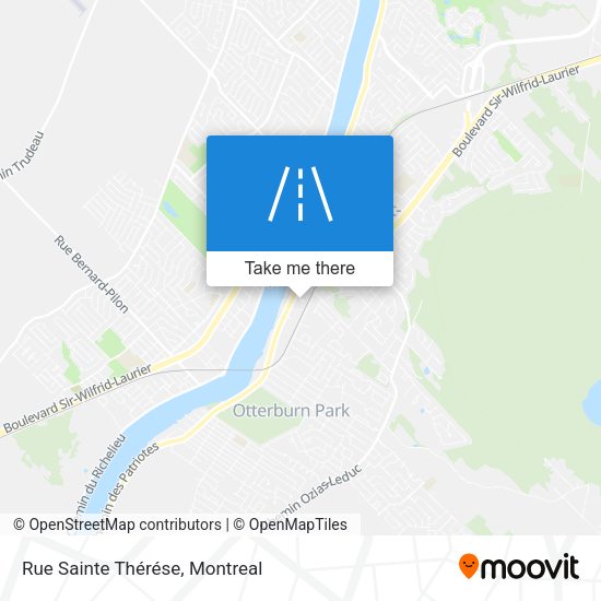 Rue Sainte Thérése map