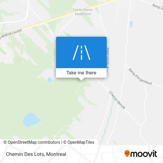 Chemin Des Lots map