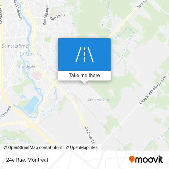24e Rue map