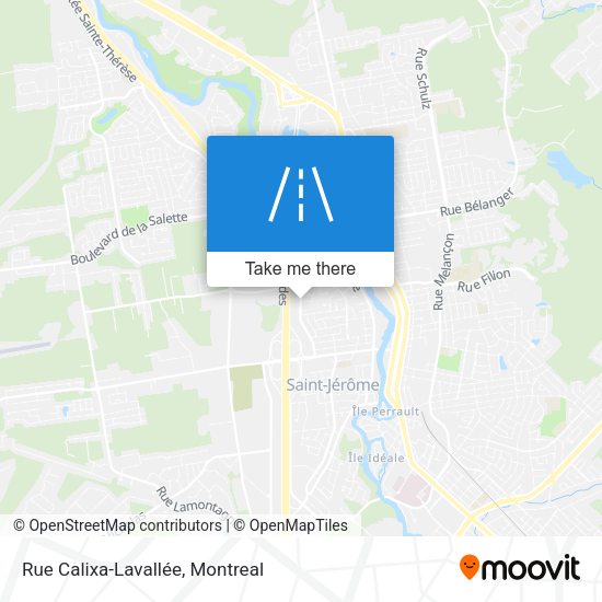 Rue Calixa-Lavallée map