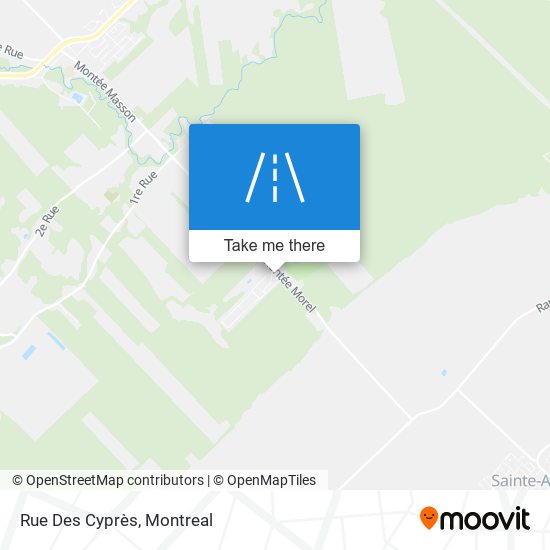 Rue Des Cyprès map