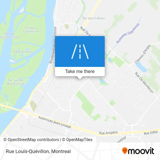 Rue Louis-Quévillon map