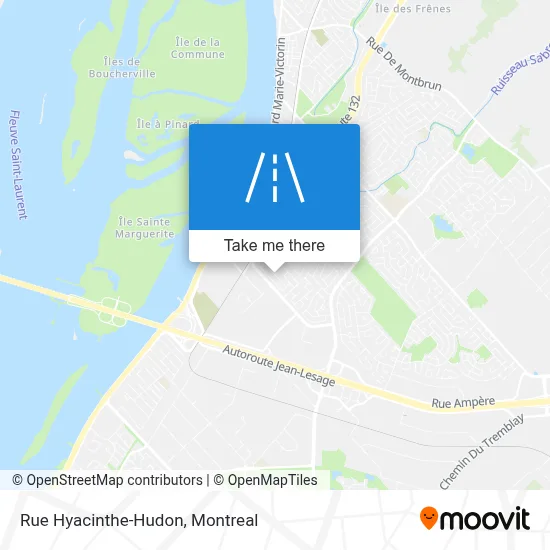 Rue Hyacinthe-Hudon map