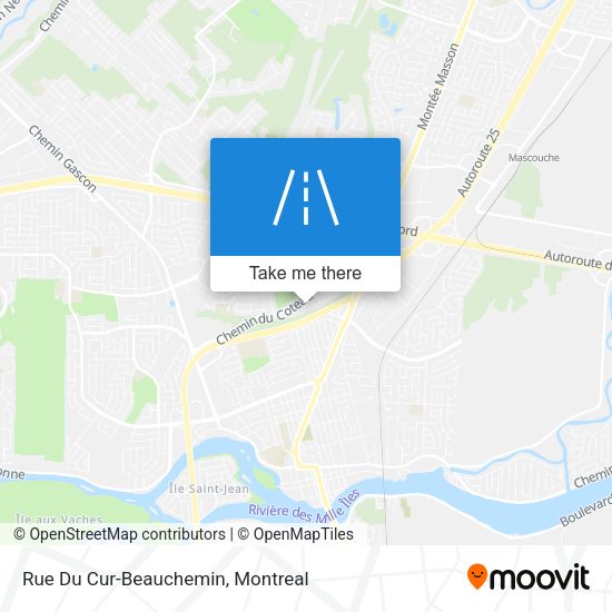 Rue Du Cur-Beauchemin map