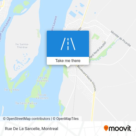 Rue De La Sarcelle map