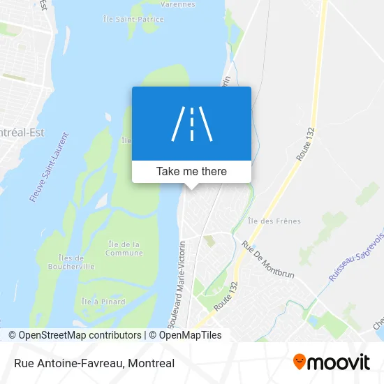 Rue Antoine-Favreau map