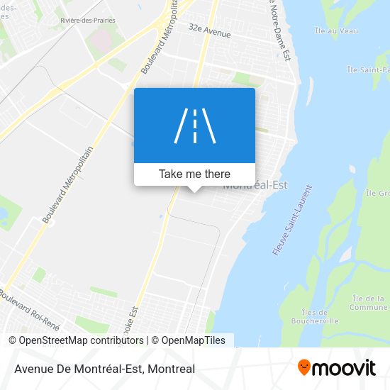 Avenue De Montréal-Est map