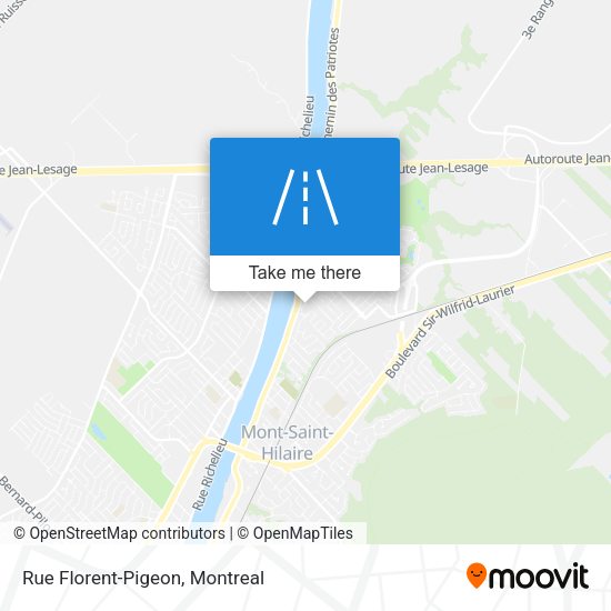 Rue Florent-Pigeon map