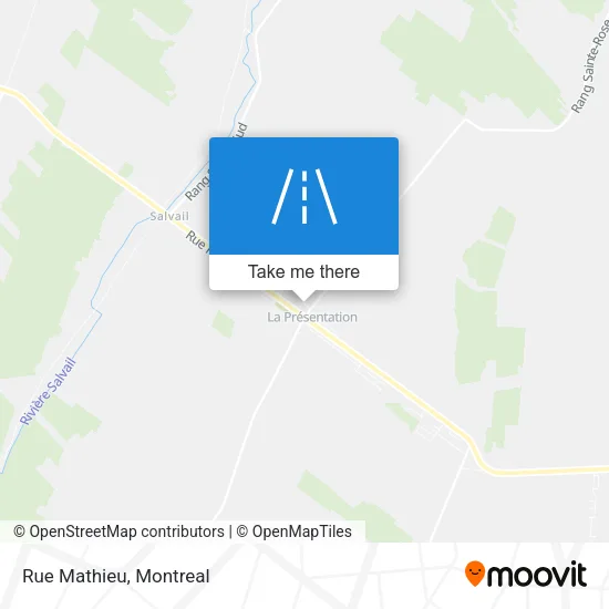 Rue Mathieu map