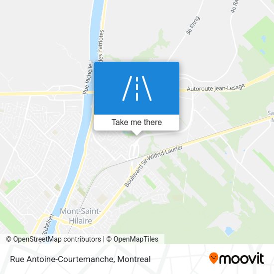 Rue Antoine-Courtemanche map