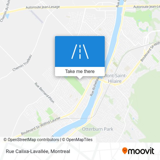 Rue Calixa-Lavallée map