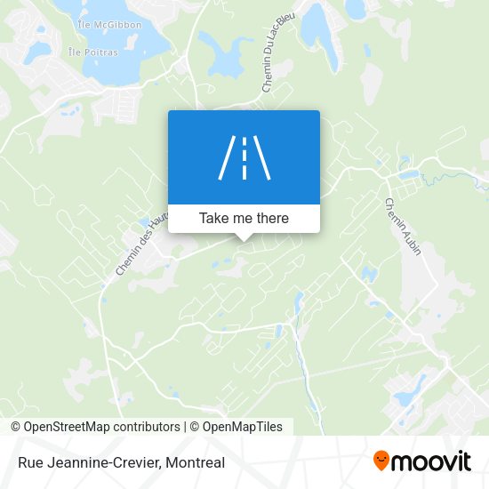 Rue Jeannine-Crevier map