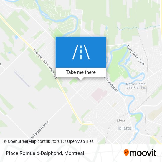 Place Romuald-Dalphond map