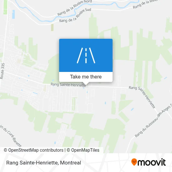 Rang Sainte-Henriette map