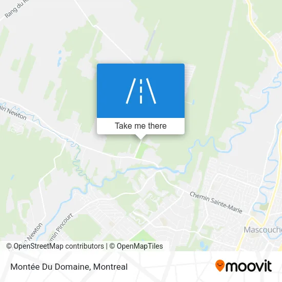 Montée Du Domaine map