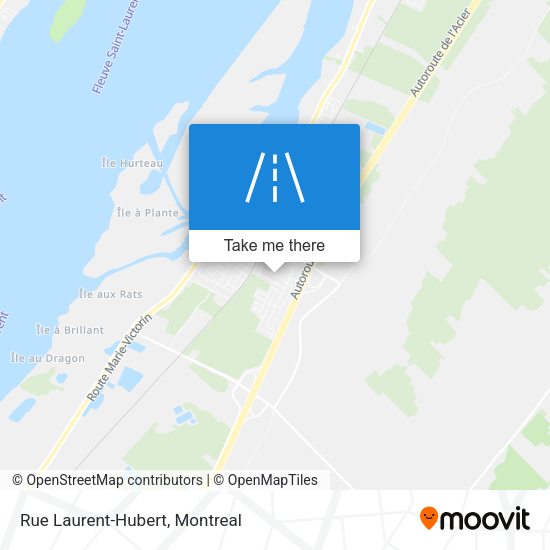 Rue Laurent-Hubert map