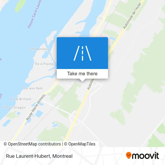 Rue Laurent-Hubert map