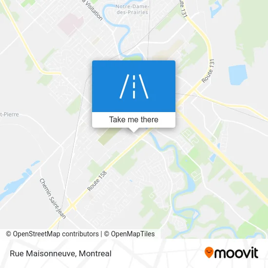 Rue Maisonneuve map