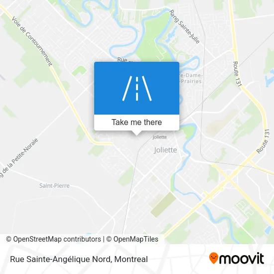 Rue Sainte-Angélique Nord map