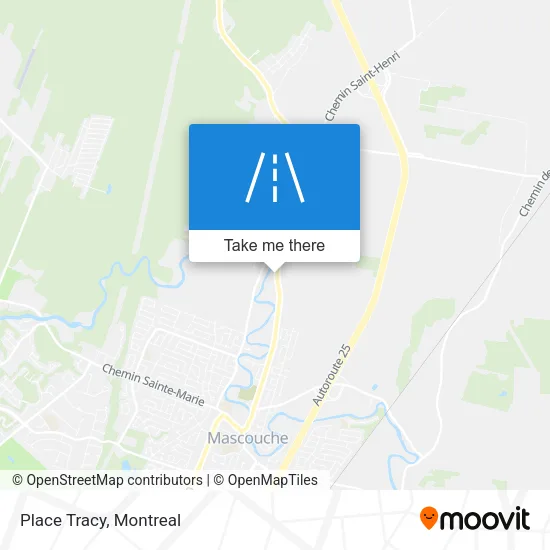 Place Tracy map