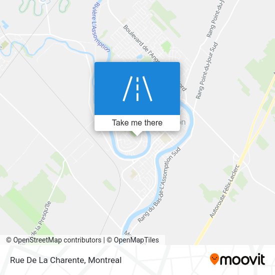 Rue De La Charente map